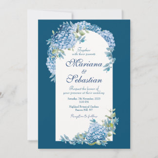 Blau Elegant Rustikal Einfaches Glossy und schön Save The Date