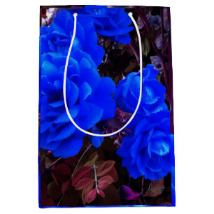 Blau-elektrische Rose Mittlere Geschenktüte