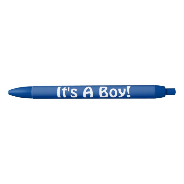 Blau Es ist ein Boy-Hand-Out-Stift Kugelschreiber (Vorderseite)