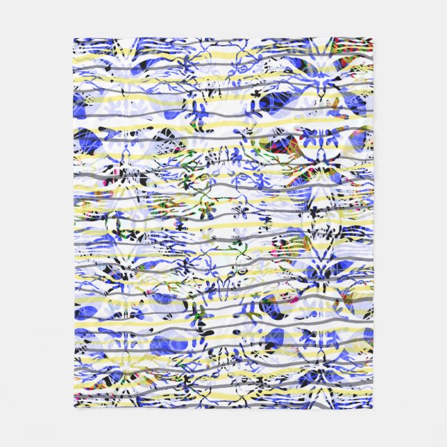 blau fleecedecke (Vorderseite)