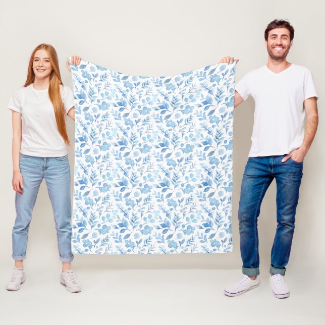 Blau Fleecedecke (Beispiel)