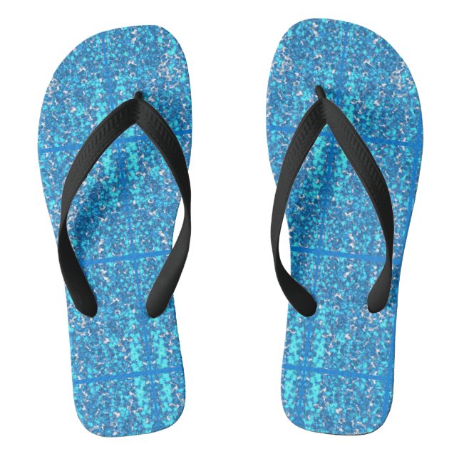 blau flip flops (Fußbett)