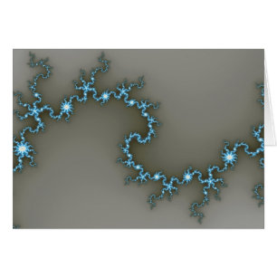 Blau - Fraktal-Karte