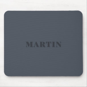 Blau gedämmt, Asche blauer individuelle Name Mousepad