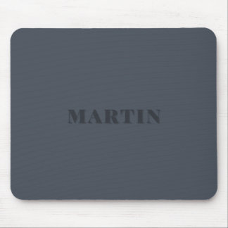 Blau gedämmt, Asche blauer individuelle Name Mousepad