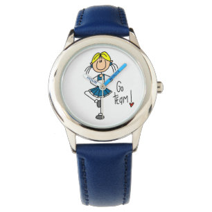 Blau geht Team-Cheerleader Armbanduhr