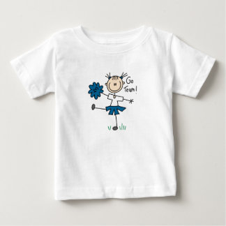 Blau geht Team-Cheerleader-T - Shirts und