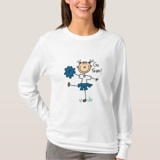 Blau geht Team-Cheerleading T-Shirts und Geschenke