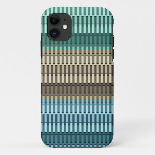 Blau-Gelb Grün Stilvoll Modernes Abstraktes Muster Case-Mate iPhone Hülle