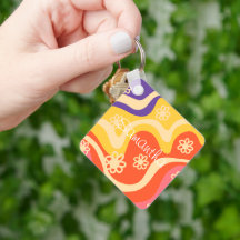 Blau, gelb, orange, rosa, Abstrakt