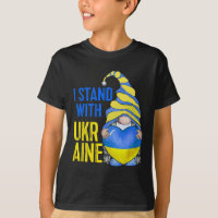 Blau Gelb Ukraine Garten Gnom Ukrainische Flagge T
