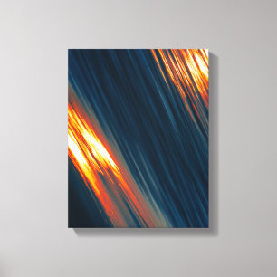 blau, gelb und braun dekoriert 2 leinwanddruck