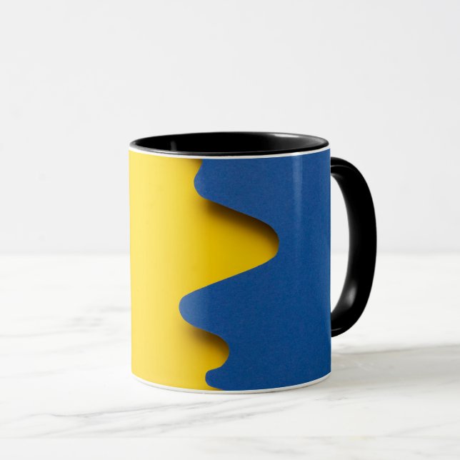 Blau-Gelbe Tasse (VorderseiteRechts)