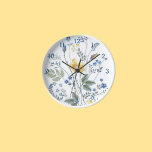Blau-Gelbe Wildblumen<br><div class="desc">Blau- und Gelbe Wildblumen Uhr</div>