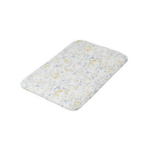 Blau Gelbes Wildblumenmuster