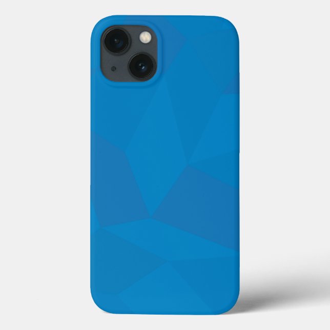 Blau, geometrisch, cool, einzigartig, trendig Case-Mate iPhone hülle (Rückseite)