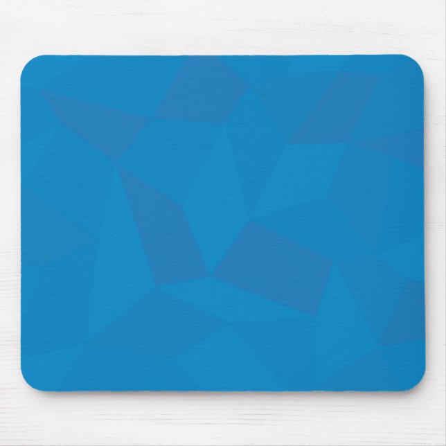 Blau, geometrisch, cool, einzigartig, trendig mousepad (Vorne)