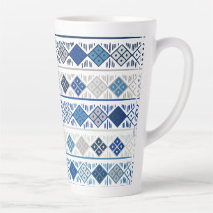blau geometrisch milchtasse