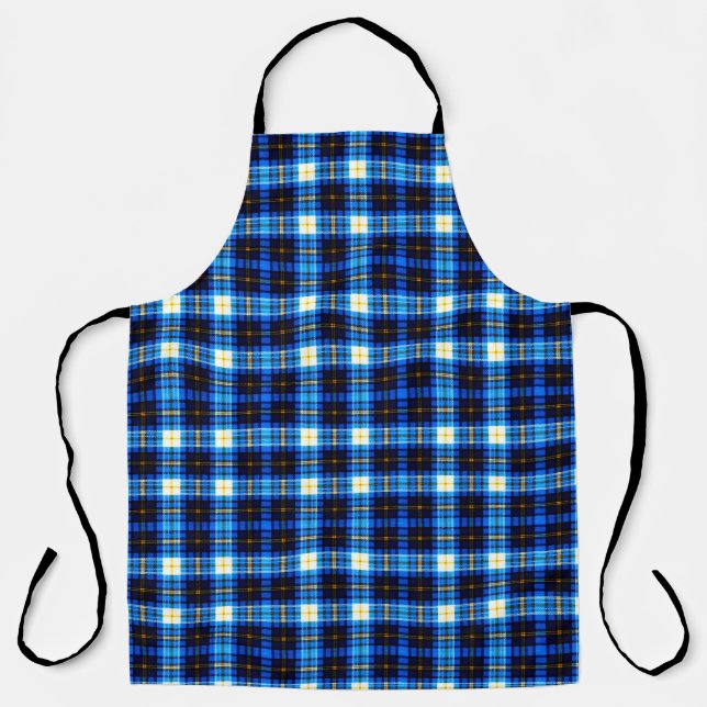 blau geprüft schürze (Vorderseite)