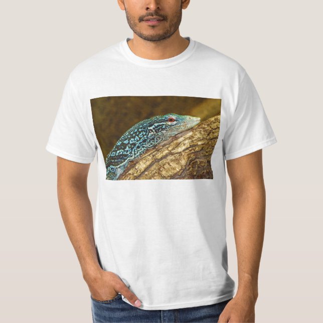 Blau-Gepunkteter Baum-MonitorVaranus Macraei T-Shirt (Vorderseite)