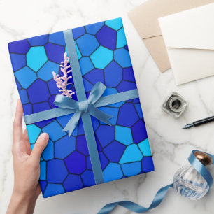 BLAU GESCHENKPAPIER