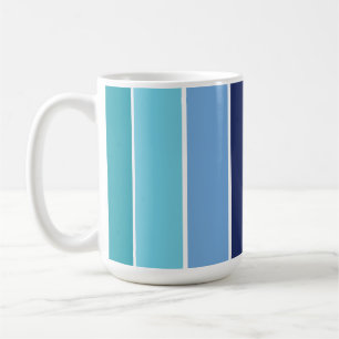 blau gestreift kaffeetasse