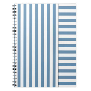 blau gestreift notizblock