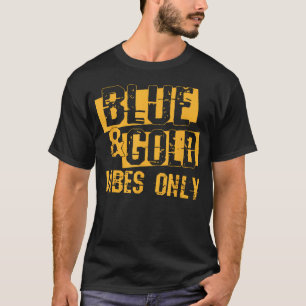 Blau-Gold-Spieltag-Gruppe für die Schule T-Shirt
