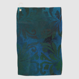 blau golfhandtuch