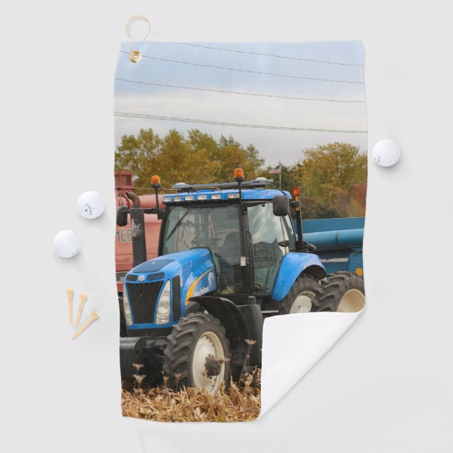 Blau Golfhandtuch (Insitu)