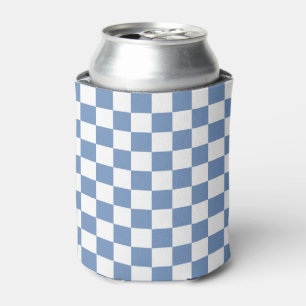 Blau/Grau und Weiß Dosenkühler