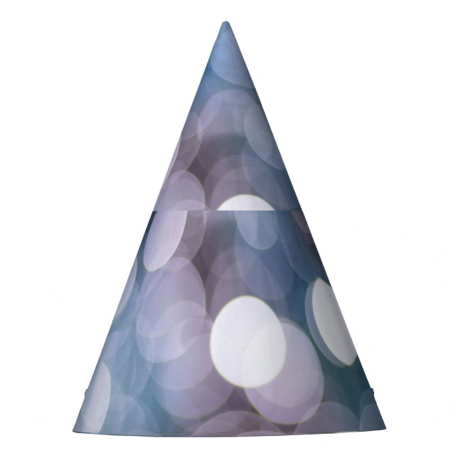 Blau graue Buche, abstrakter Hintergrund. Partyhütchen (Vorderseite)