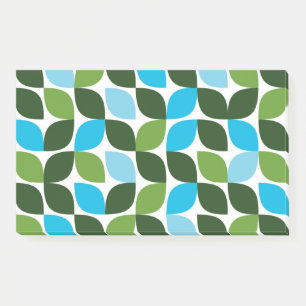 Blau, grün, cool, trendig, moderne Natur abstrakt Post-it Klebezettel