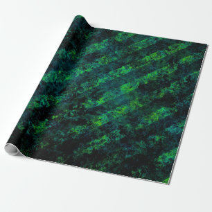 Blau, grün gestreift, Hintergrund mit Weichzeichnu Geschenkpapier