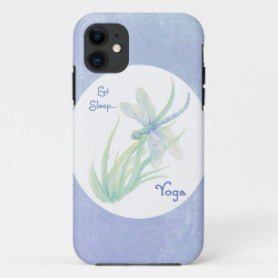 Blau, grüne Libelle essen, SchlafYoga Motivierend Case-Mate iPhone Hülle