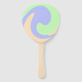 Blau-grüne Omerwassermarmor bohu fett Muster Fächer
