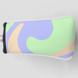 Blau-grüne Omerwassermarmor bohu fett Muster Golf Headcover