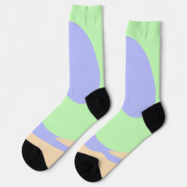 Blau-grüne Omerwassermarmor bohu fett Muster Socken