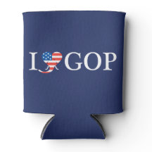 Blau "I Liebe GOP - 'Merica!