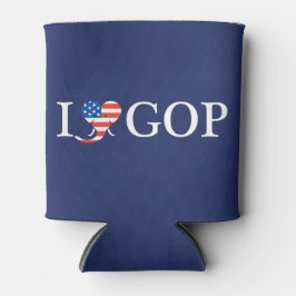 Blau "I Liebe GOP - 'Merica! Dosenkühler