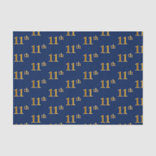 Blau, Imitate Gold 11. (Elfte) Event Tissue Paper Seidenpapier
