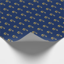 Blau, Imitate Gold 6. (6.) Event Wrapping Paper