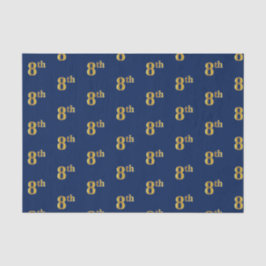 Blau, Imitate Gold 8. (Achte) Event Tissue Paper Seidenpapier
