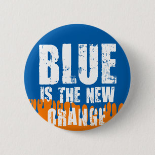 Blau ist die neue Orange-Taste Button
