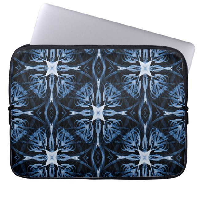 Blau ist meine Liebe... Laptopschutzhülle (Vorderseite)