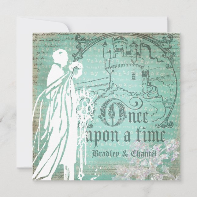 Blau ist meine Valentinsgruß-einst Einladung (Vorderseite)