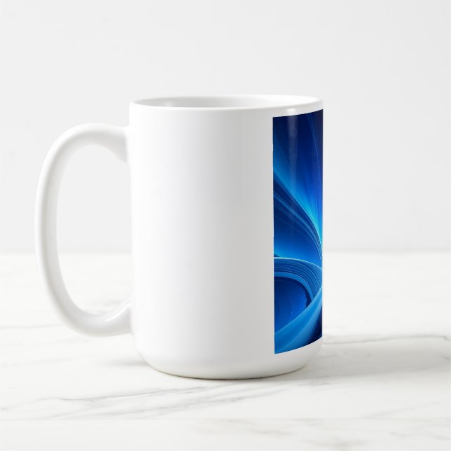 Blau Kaffeetasse (Links)