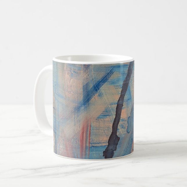 Blau  kaffeetasse (Vorderseite Links)