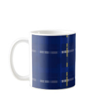 Blau kariert auf Blues, Gold & Silber
