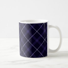Blau Kariert / Tartan Tasse